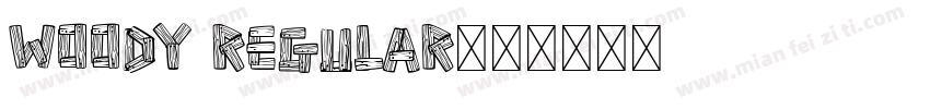 Woody Regular字体转换